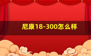 尼康18-300怎么样