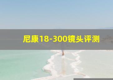 尼康18-300镜头评测