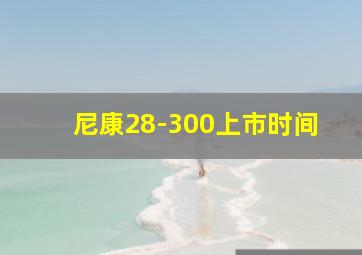 尼康28-300上市时间