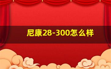 尼康28-300怎么样