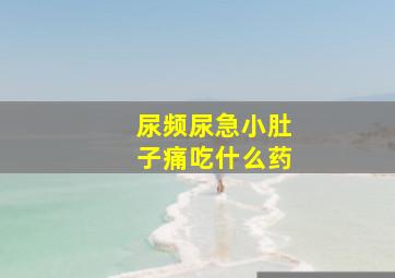 尿频尿急小肚子痛吃什么药