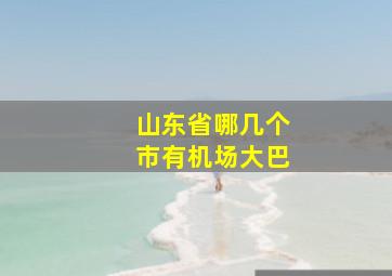 山东省哪几个市有机场大巴