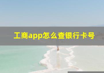 工商app怎么查银行卡号