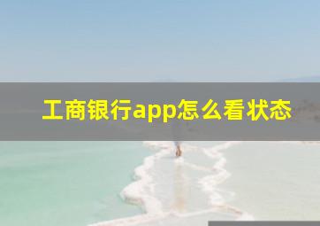 工商银行app怎么看状态