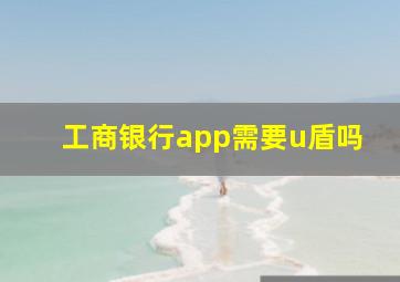 工商银行app需要u盾吗