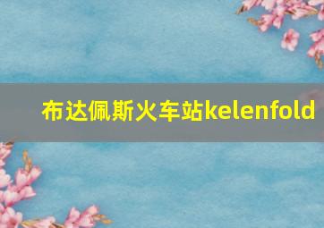 布达佩斯火车站kelenfold