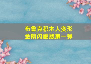 布鲁克积木人变形金刚闪耀版第一弹