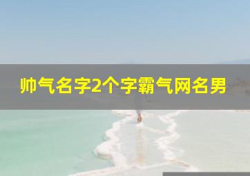 帅气名字2个字霸气网名男