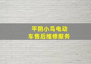 平阴小鸟电动车售后维修服务