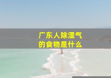 广东人除湿气的食物是什么