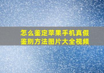 怎么鉴定苹果手机真假鉴别方法图片大全视频