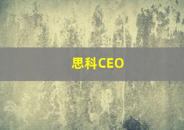 思科CEO