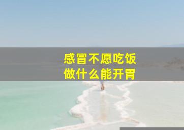 感冒不愿吃饭做什么能开胃