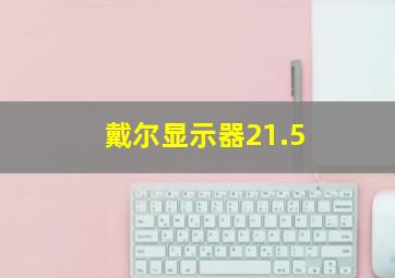 戴尔显示器21.5