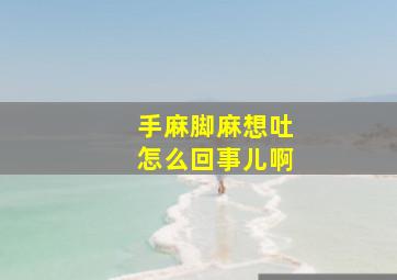 手麻脚麻想吐怎么回事儿啊