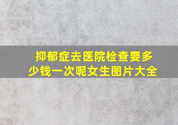 抑郁症去医院检查要多少钱一次呢女生图片大全