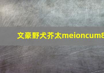 文豪野犬芥太meioncum8