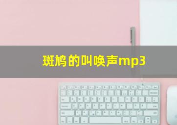 斑鸠的叫唤声mp3