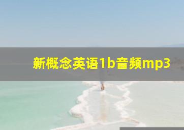 新概念英语1b音频mp3