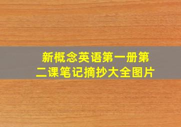 新概念英语第一册第二课笔记摘抄大全图片