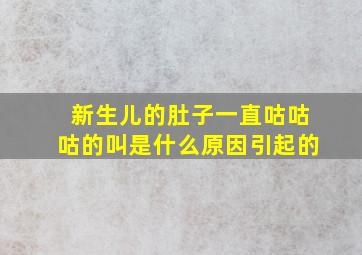 新生儿的肚子一直咕咕咕的叫是什么原因引起的