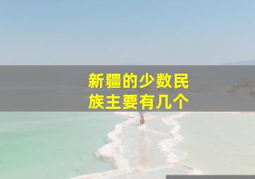 新疆的少数民族主要有几个