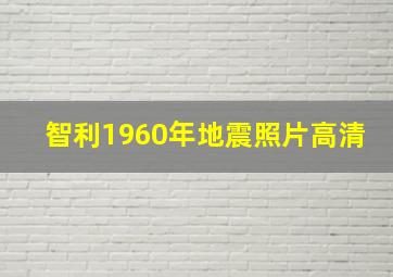 智利1960年地震照片高清