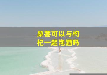 桑葚可以与枸杞一起泡酒吗