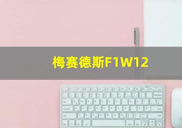 梅赛德斯F1W12