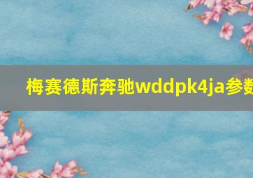 梅赛德斯奔驰wddpk4ja参数