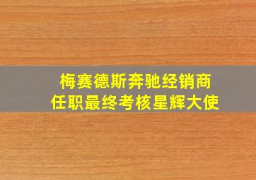 梅赛德斯奔驰经销商任职最终考核星辉大使