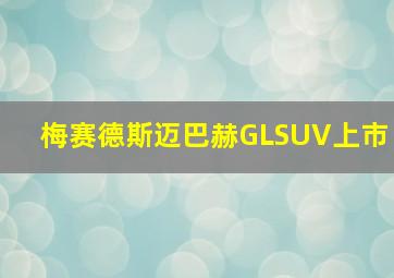 梅赛德斯迈巴赫GLSUV上市