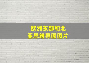 欧洲东部和北亚思维导图图片