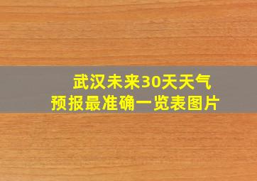 武汉未来30天天气预报最准确一览表图片