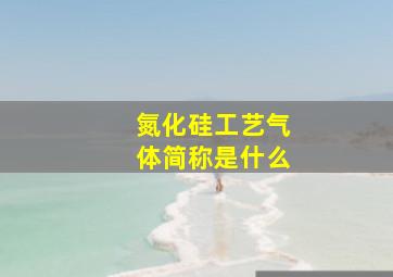 氮化硅工艺气体简称是什么