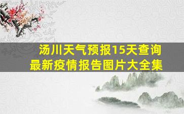 汤川天气预报15天查询最新疫情报告图片大全集