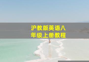 沪教版英语八年级上册教程