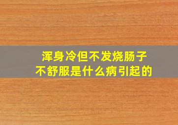 浑身冷但不发烧肠子不舒服是什么病引起的