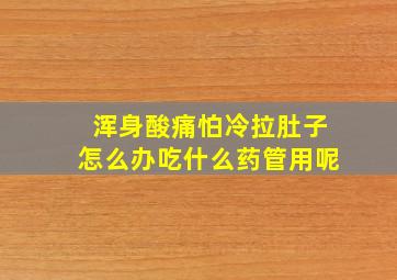 浑身酸痛怕冷拉肚子怎么办吃什么药管用呢