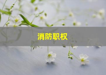 消防职权