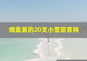 烟盒装的20支小雪茄官网