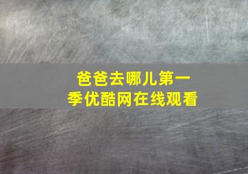 爸爸去哪儿第一季优酷网在线观看