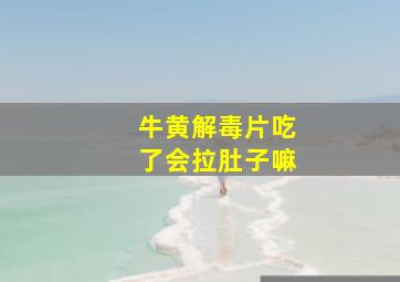 牛黄解毒片吃了会拉肚子嘛