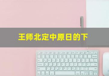 王师北定中原日的下