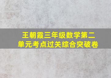 王朝霞三年级数学第二单元考点过关综合突破卷