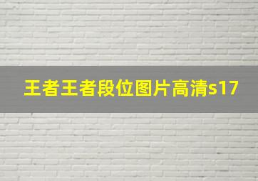 王者王者段位图片高清s17