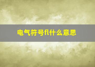 电气符号fl什么意思