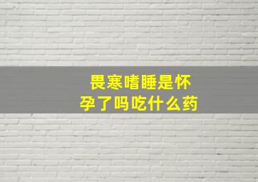 畏寒嗜睡是怀孕了吗吃什么药