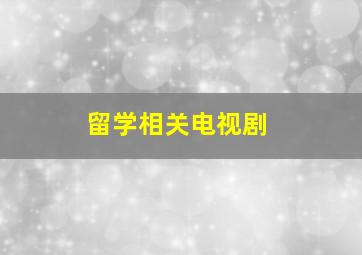 留学相关电视剧