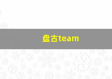 盘古team